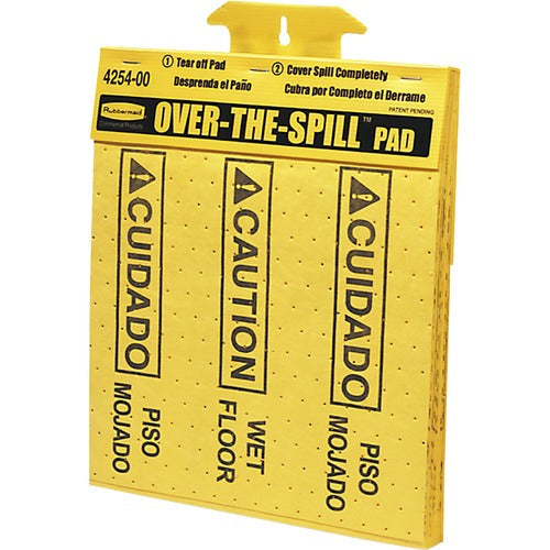 Rubbermaid Commercial RCP4254CT Bilingual Over-The-Spill Pads