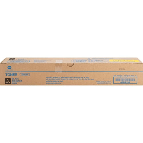 Konica Minolta KNMTN324K Original Laser Toner Cartridge - Black - 1 Each