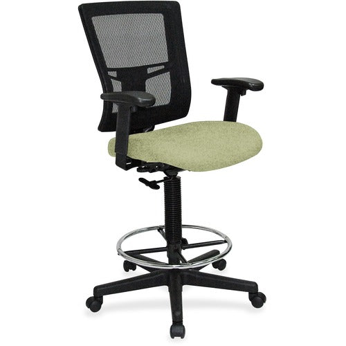 Lorell LLR43100069 Mesh Back Drafting Stool