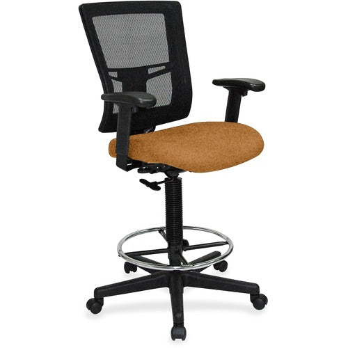 Lorell LLR43100073 Mesh Back Drafting Stool