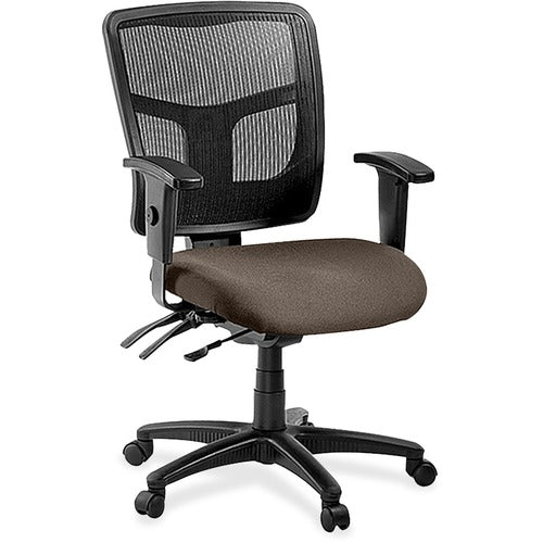 Lorell LLR86201077 ErgoMesh Series Managerial Mesh Mid-Back Chair