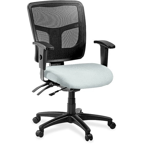 Lorell LLR86201102 ErgoMesh Series Managerial Mesh Mid-Back Chair