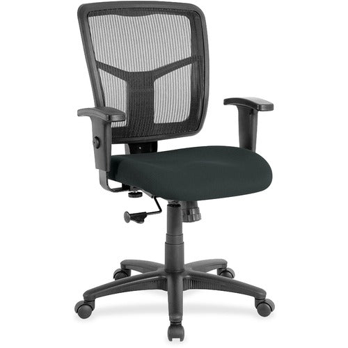 Lorell LLR86209076 Ergomesh Managerial Mesh Mid-back Chair