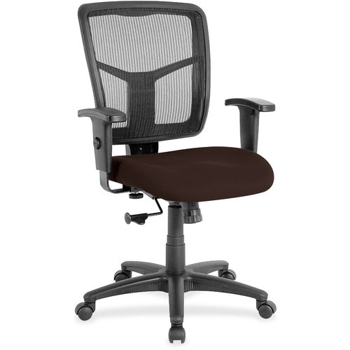 Lorell LLR86209105 Ergomesh Managerial Mesh Mid-back Chair