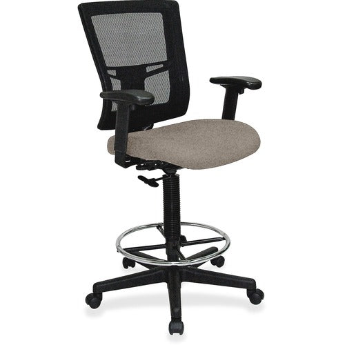 Lorell LLR43100008 Mesh Back Drafting Stool
