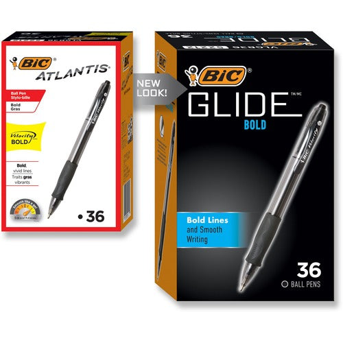 BIC BICVLGB361BK Glide Bold