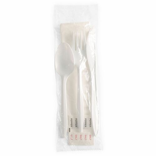 Genuine Joe GJO58943 6-Piece Fork/Knife/Spoon Utensil Kit