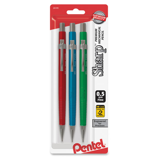 Pentel PENP205MBP3M1 Sharp Premium Mechanical Pencils