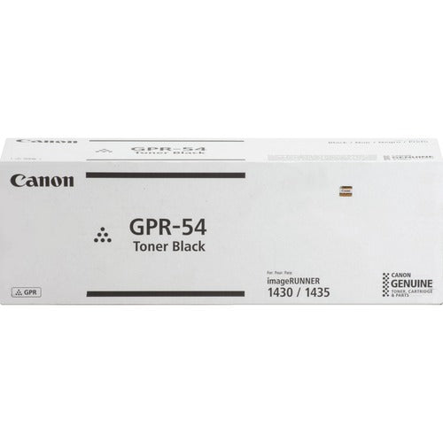 Canon CNMGPR54 GPR-54 Original Laser Toner Cartridge - Black - 1 Each