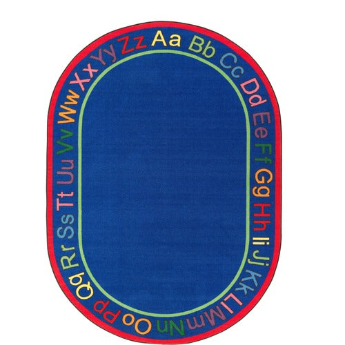 Flagship Carpets FCIFE11033A Know Your ABCs Oval Rug