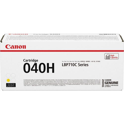 Canon CNMCRTDG040HY Original High Yield Laser Toner Cartridge - Yellow - 1 Each