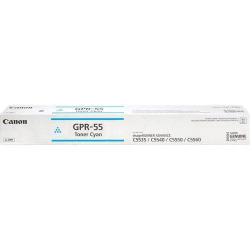 Canon CNM0482C003 GPR-55 Original Laser Toner Cartridge - Cyan - 1 Each