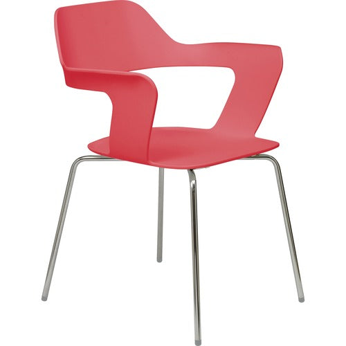 KFI KFI2500CHRED Julep Poly Chair-Red