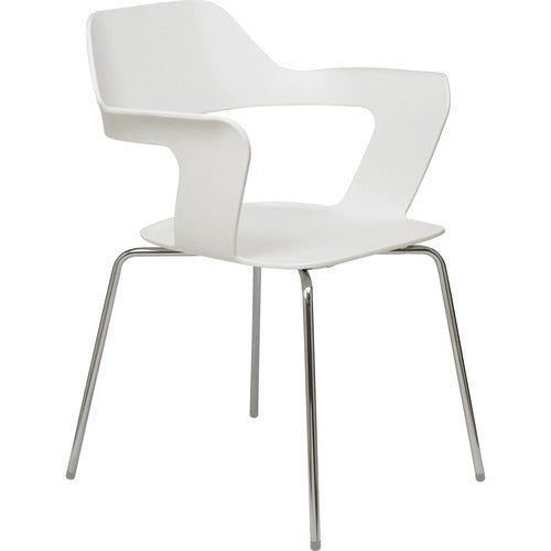KFI KFI2500CHWHITE Julep Poly Chair-Red