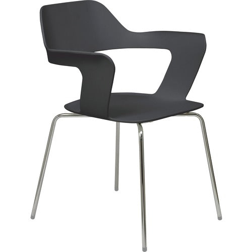 KFI KFI2500CHBLACK Julep Poly Chair-Red