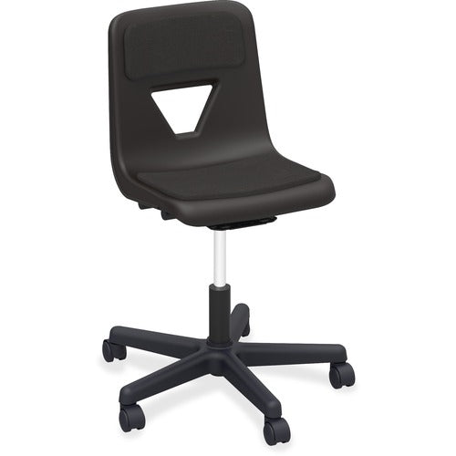 Lorell LLR99913 Classroom Adjustable-Height Padded Mobile Task Chair
