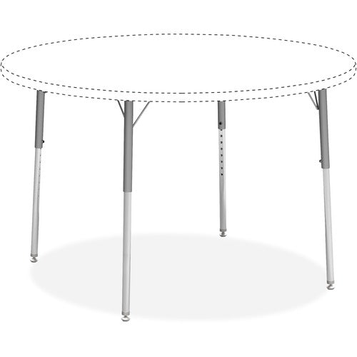 Lorell LLR99926 Activity Table Height-Adjustable Leg Kit - 22" to 30"H