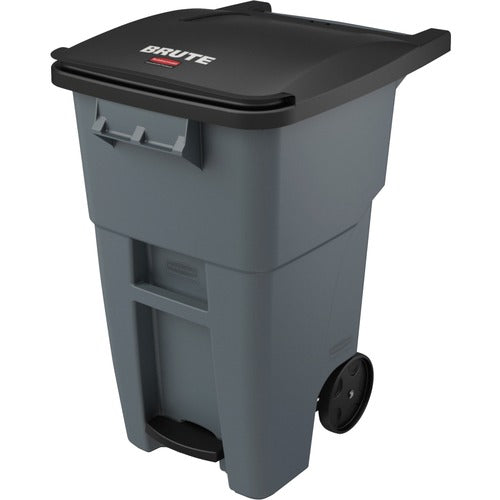 Rubbermaid Commercial RCP1971956 Brute 50-gallon Step On Rollout Container