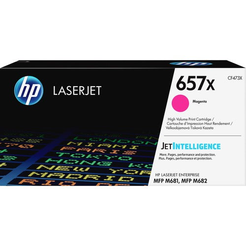 HP HEWCF473X 657X (CF473X) Original High Yield Laser Toner Cartridge - Magenta - 1 Each