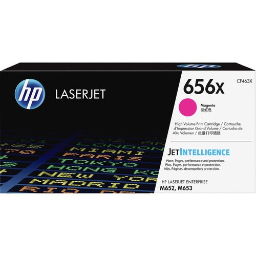 HP HEWCF463X 656X (CF463X) Original High Yield Laser Toner Cartridge - Magenta - 1 Each