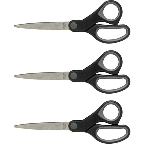 Sparco SPR25225BD Straight Scissors w/Rubber Grip Handle
