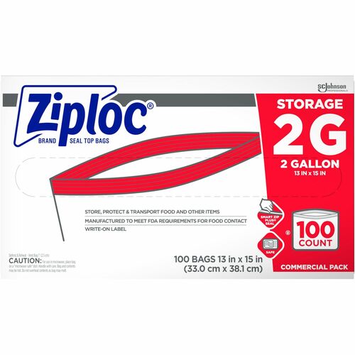 Ziploc® SJN682253 2-Gallon Storage Bags