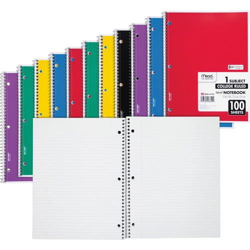 Mead MEA06622BD One-subject Spiral Notebook