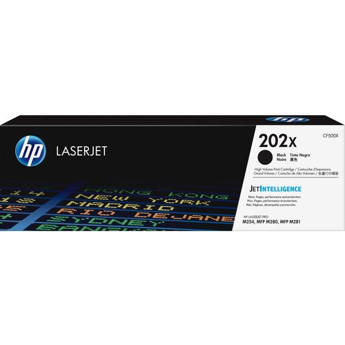 HP HEWCF500X 202X (CF500X) Original High Yield Laser Toner Cartridge - Black - 1 Each