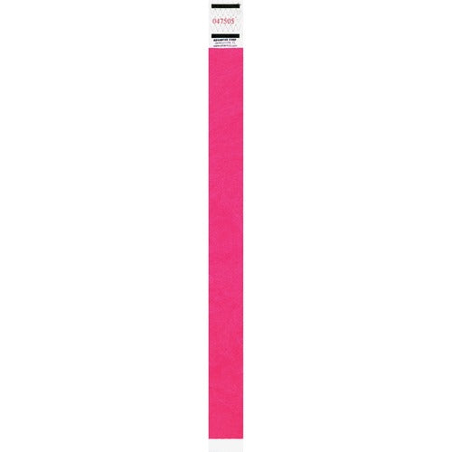 Advantus AVT91121 Neon Tyvek Wristbands