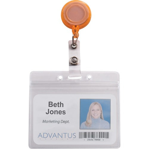 Advantus AVT91161 4-Color Neon Set ID Card Reels