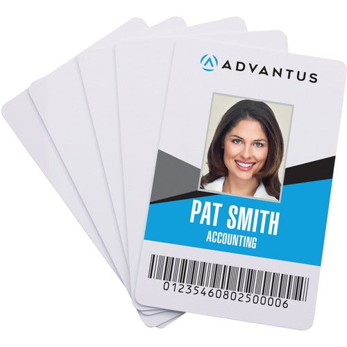 Advantus AVT97034 Blank PVC ID Cards