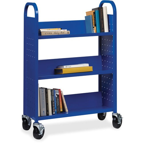 Lorell LLR99934 Single-sided Book Cart
