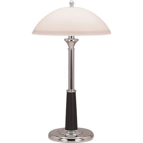 Lorell LLR99956 Glass Shaded Desk Lamp