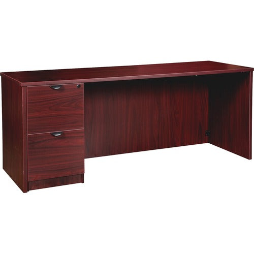 Lorell LLRPC2466LMY Prominence 2.0 Left-Pedestal Credenza
