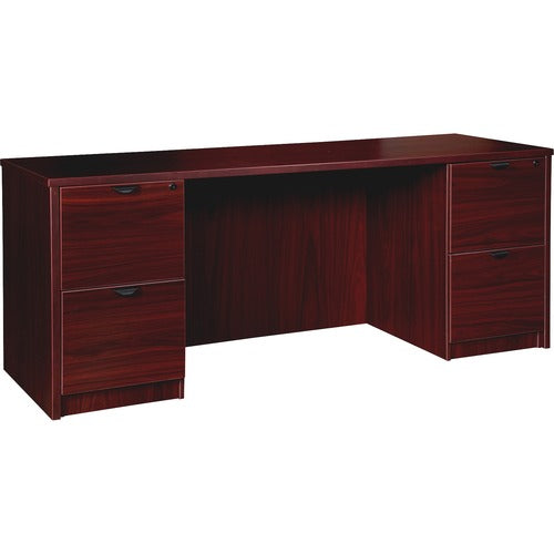 Lorell LLRPC2466MY Prominence 2.0 Double-Pedestal Credenza