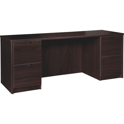 Lorell LLRPC2472ES Prominence 2.0 Double-Pedestal Credenza