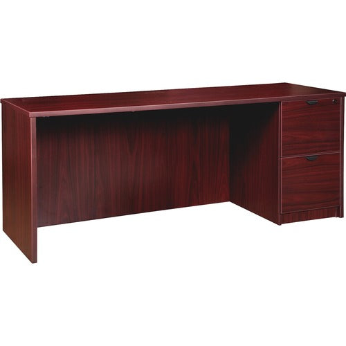 Lorell LLRPC2472RMY Prominence 2.0 Right-Pedestal Credenza