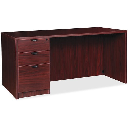 Lorell LLRPD3672LSPMY Prominence 2.0 Left-Pedestal Desk