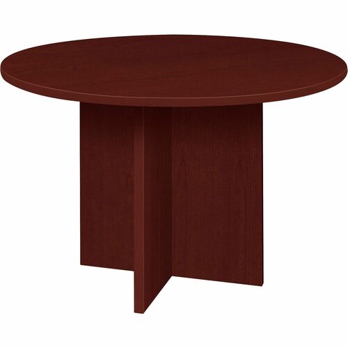 Lorell LLRPT42RMY Prominence 2.0 Round Laminate Conference Table