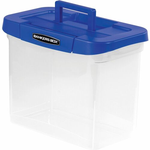 Bankers Box FEL0086301 Heavy-Duty Portable File Box