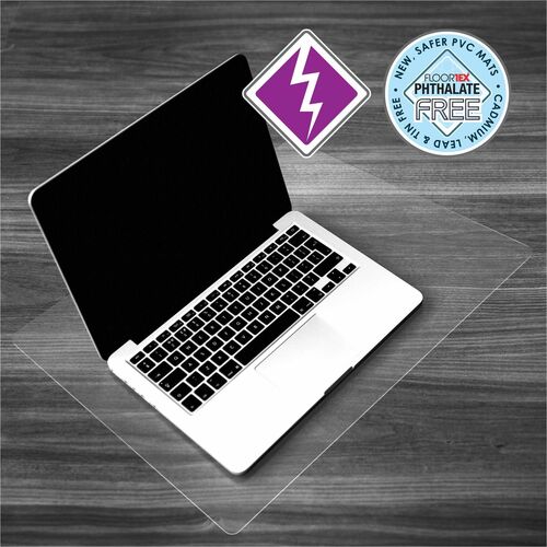 Floortex FLRFBDE32036V Desktex® Anti-Static Desk Pad - 20" x 36"