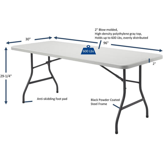 Lorell LLR66654 Ultra-Lite Banquet Table