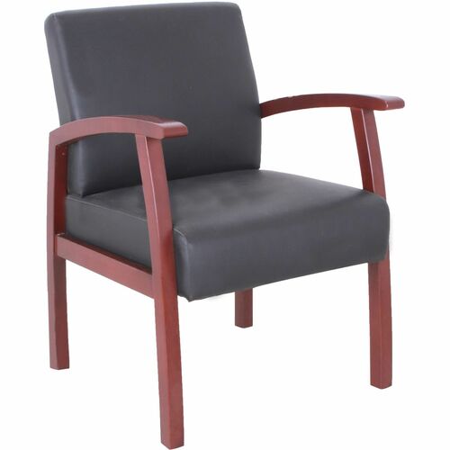 Lorell LLR68556 Thickly Padded Guest Chair