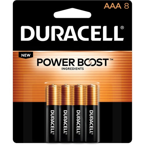 Duracell DURMN2400B8ZCT Coppertop Alkaline AAA Battery 8-Packs
