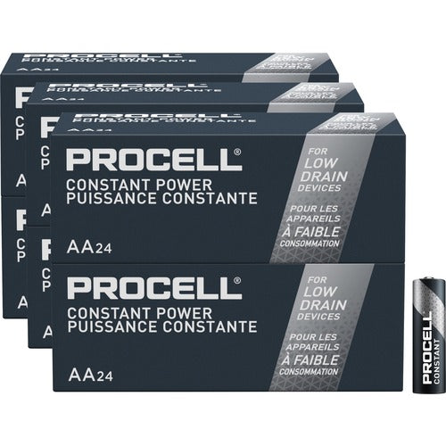 Procell by Duracell DURPC1500BKDCT Alkaline AA Battery Boxes of 24