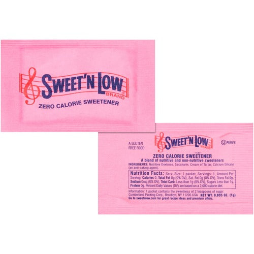 SWEET'N Low SMU50150CT Low-Sugar Substitute Packets