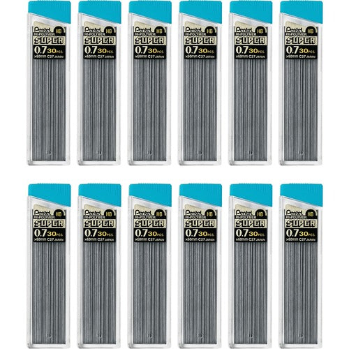 Pentel PENC27HBBX Super Hi-Polymer Leads