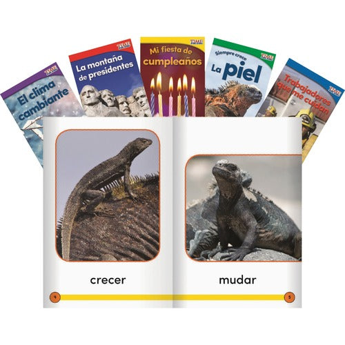 Shell Education SHL25856 TIME For Kids Informational Text Grade K Readers Set 3 10-Book Spanish Set Printed Book