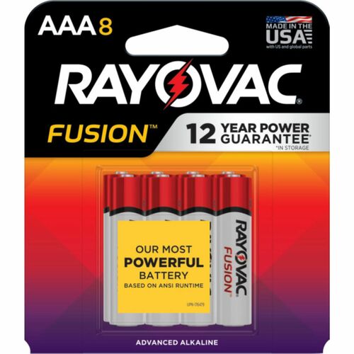 Rayovac RAY8248TFUSK Fusion Alkaline AAA Batteries