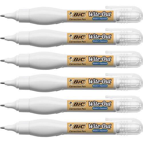 Wite-Out BICWOSQPP11BX Wite-Out Shake n' Squeeze Correction Pens
